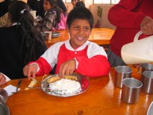 Kevin in the cafeteria